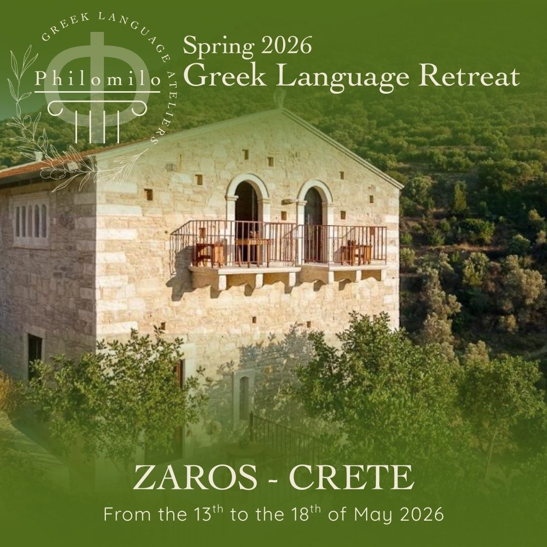 Greek Language Retreat May 2026 in Zaros - Crete | Learn Greek • Love Crete