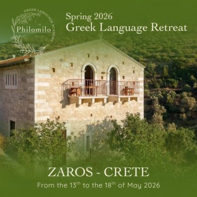 Greek Language Retreat May 2026 in Zaros - Crete | Learn Greek • Love Crete