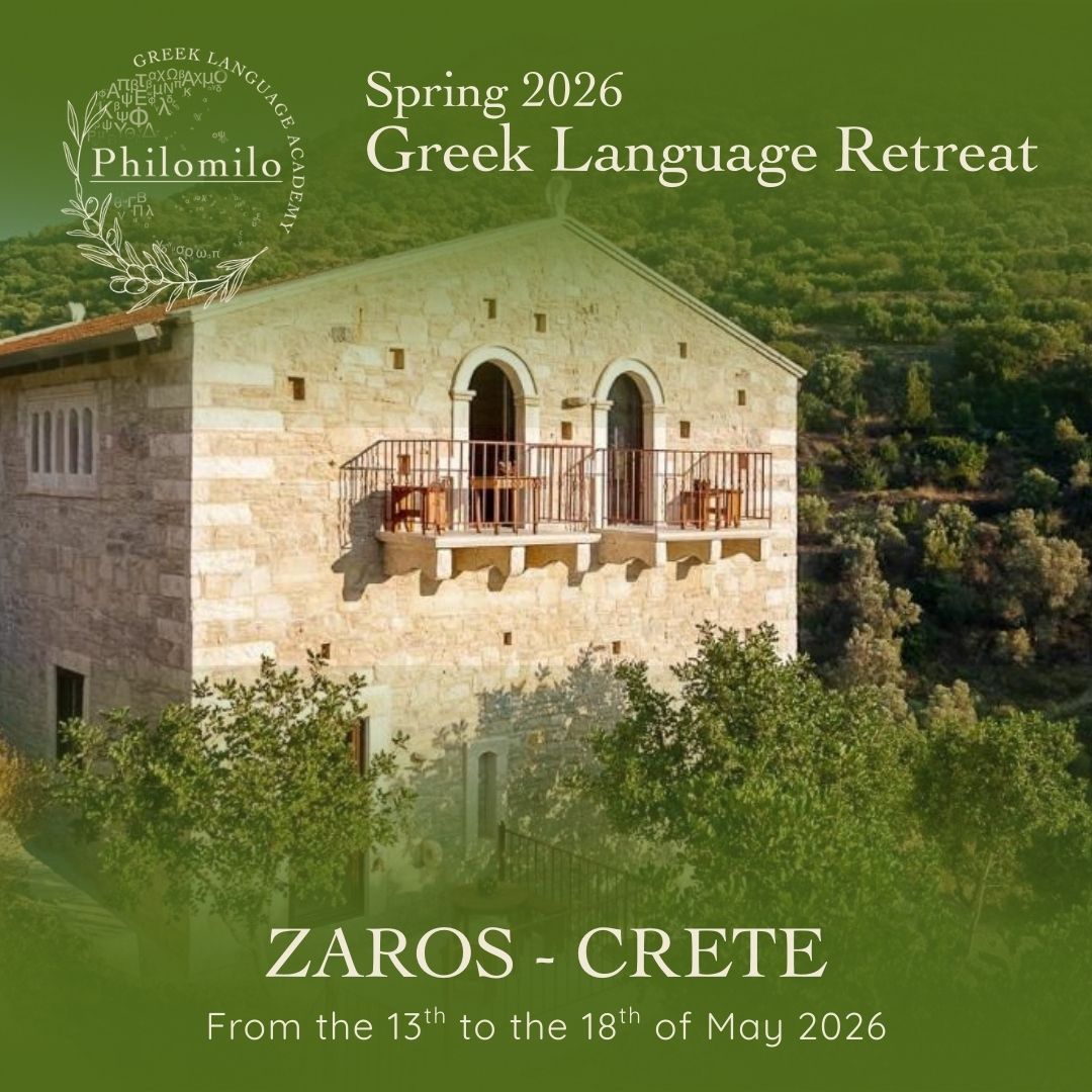 Greek Language Retreat May 2026 in Zaros - Crete | Learn Greek • Love Crete